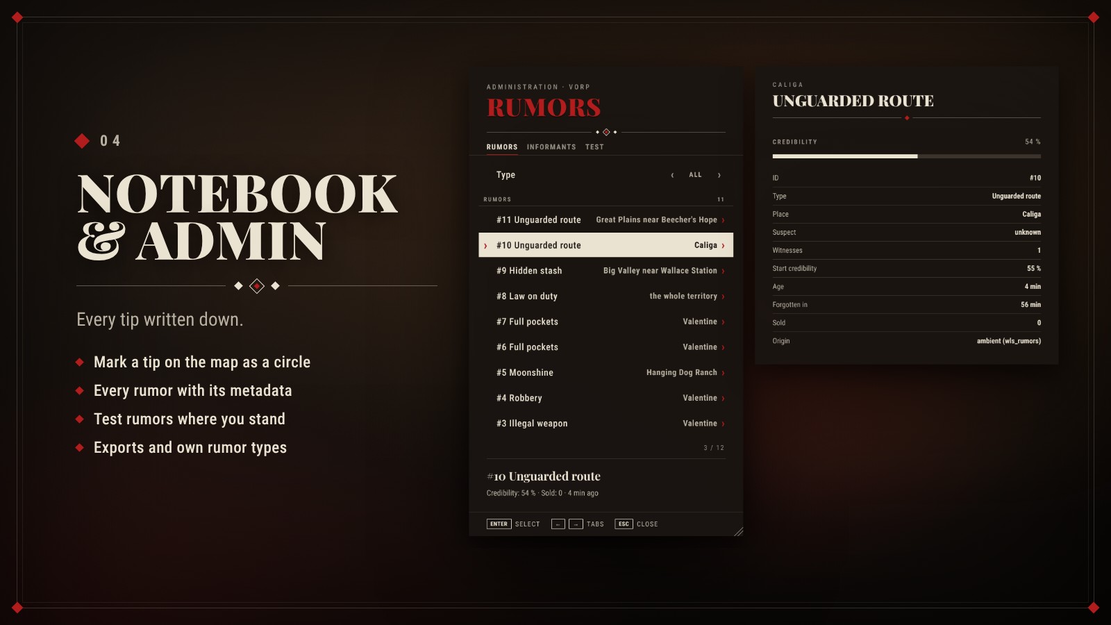Notebook and admin