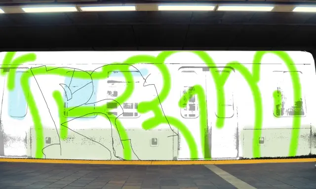 Graffiti artwork by rope12
