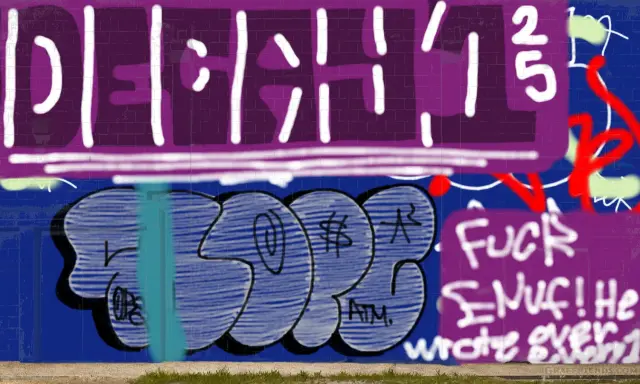 Graffiti artwork by DECAY
