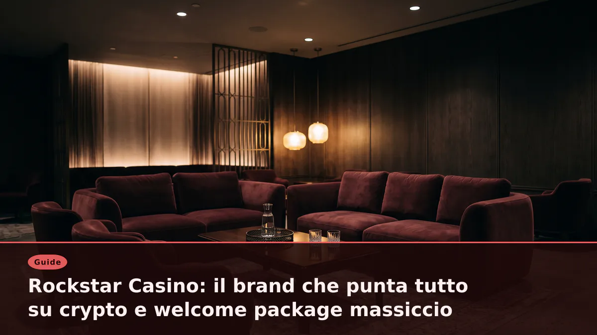 Rockstar Casino: il brand che punta tutto su crypto e welcome package massiccio