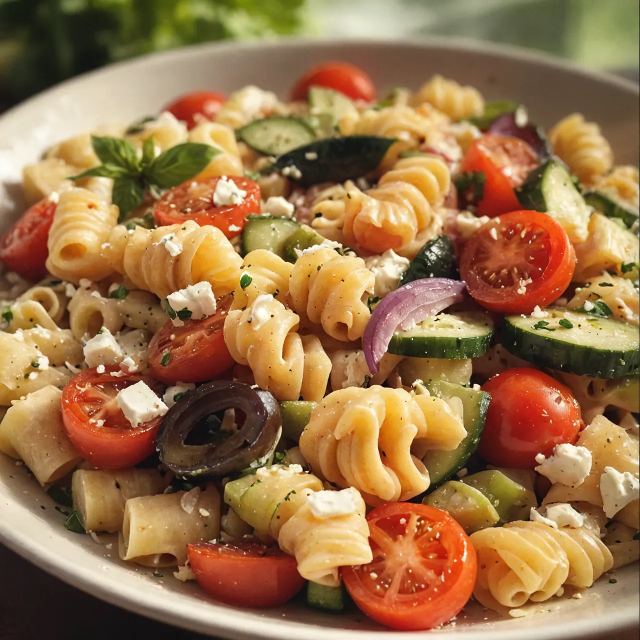 Easy One-Pan Pasta Salad