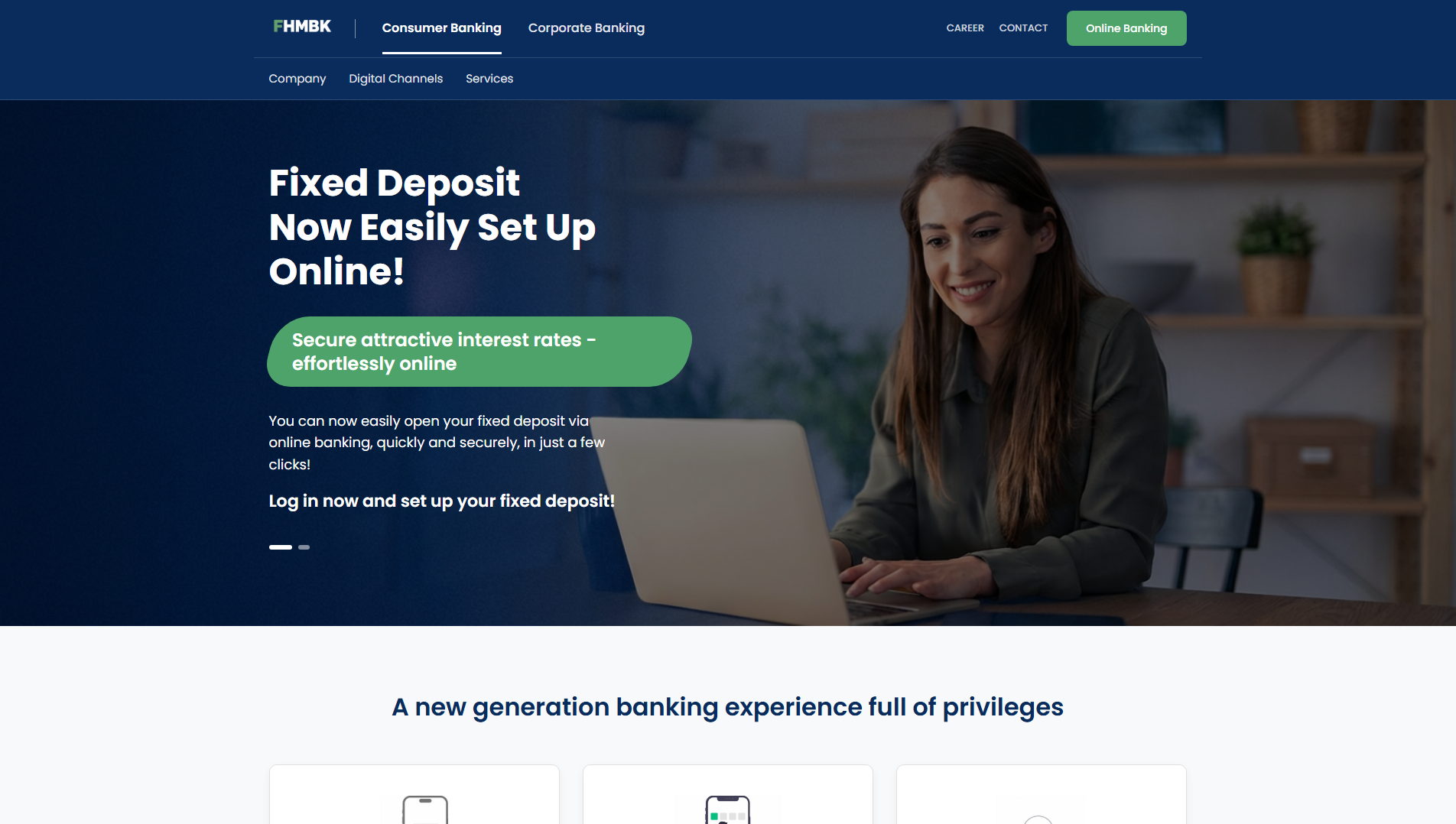 Screenshot of firsthavenmark.com