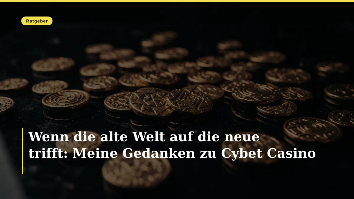 Wenn die alte Welt auf die neue trifft: Meine Gedanken zu Cybet Casino