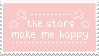 the stars make me happy