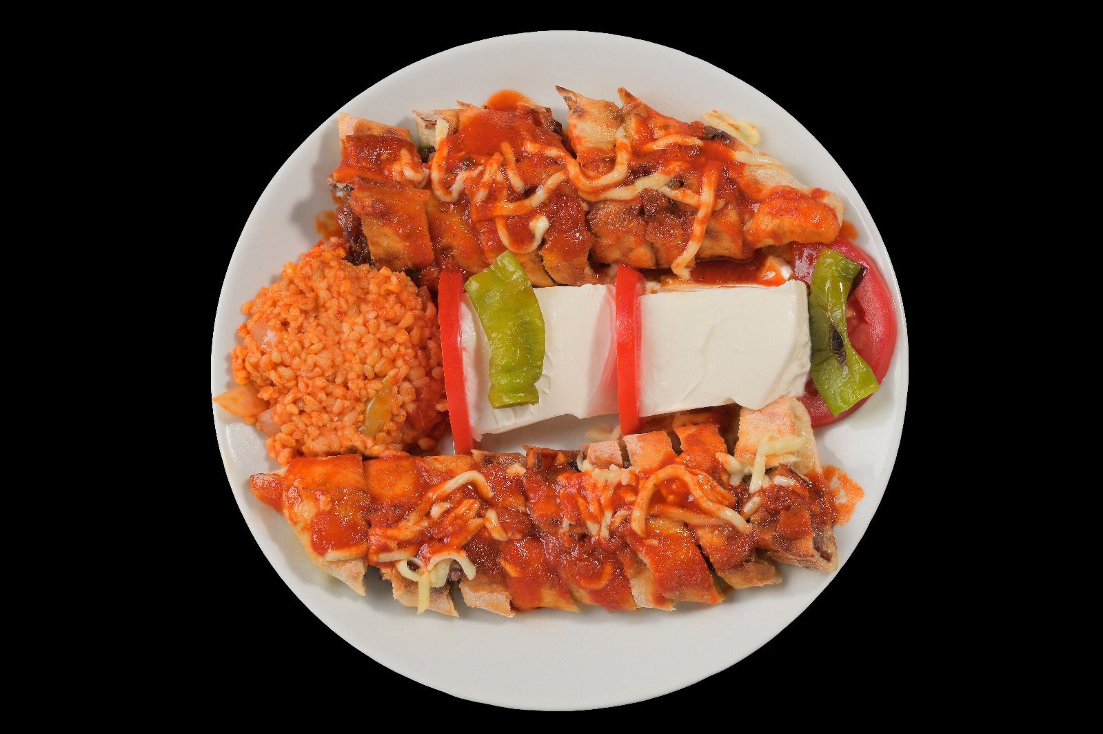 Ömür Pide Soslu Tereyağlı Beyti Kebap
