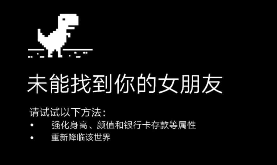 程序员反应图:程序员00025 未能找到你的女朋友