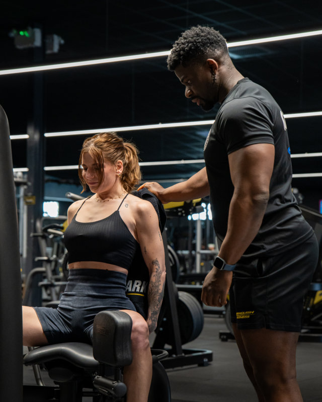 Séance de coaching en salle avec Marius Aholou au Fitness Park La Pommeraie 2