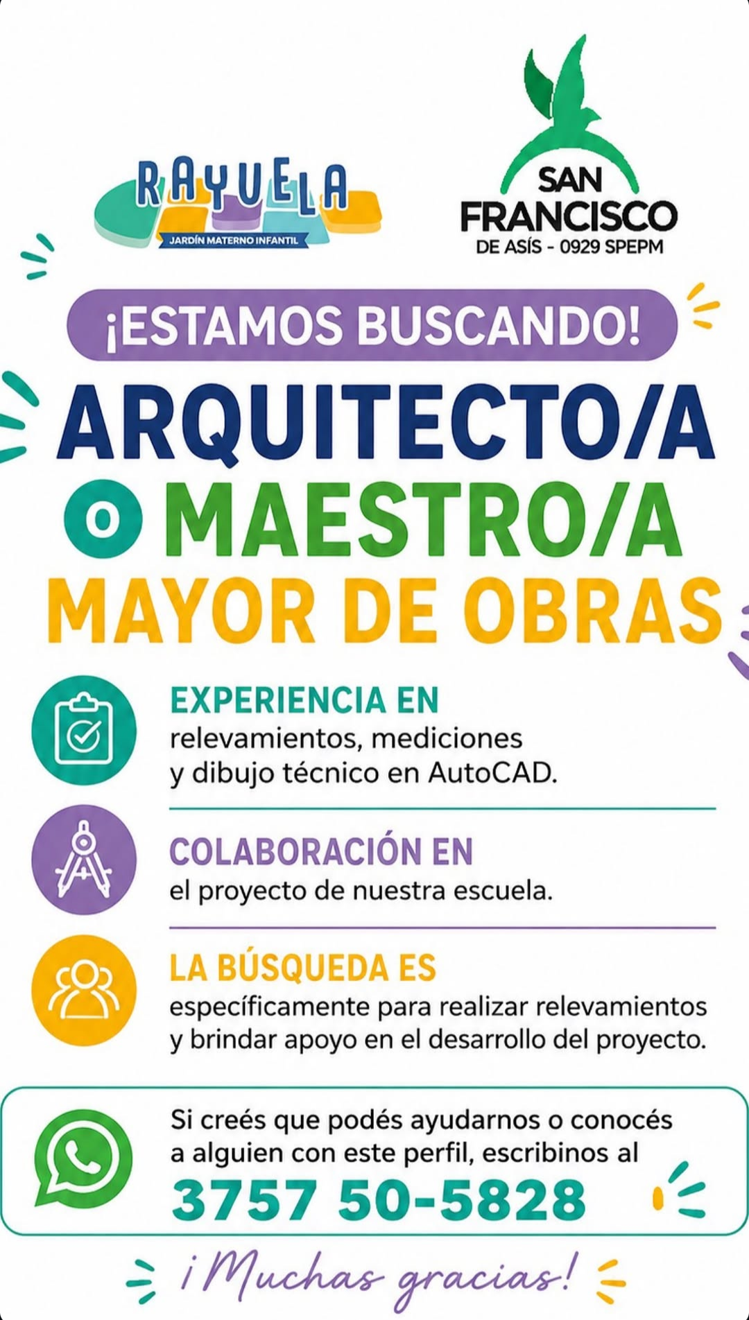 Se Busca Arquitecto / a o Maestro / a Mayor de Obras en Puerto Iguazú