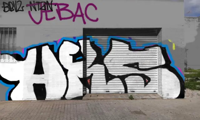 Graffiti artwork by vandald