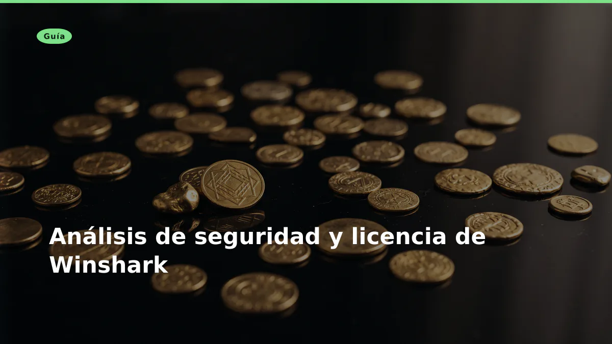 Análisis de seguridad y licencia de Winshark