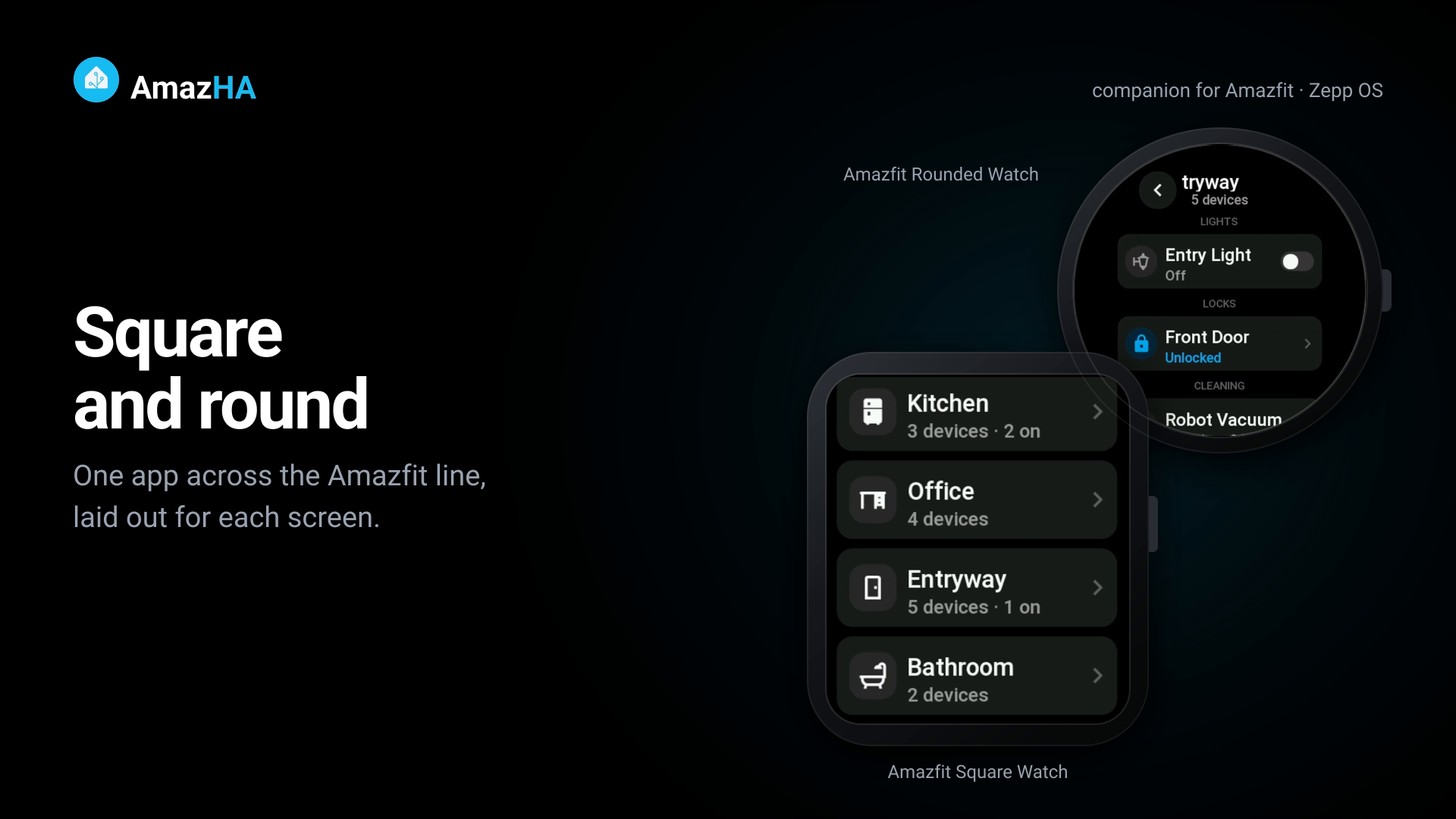 Home Assistant auf der Amazfit-Smartwatch: AmazHA von der Einrichtung bis zu den Uhr-Sensoren