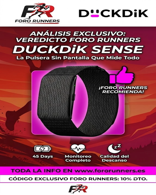 Análisis a fondo de la DuckDik Sense tras 7 días de prueba: La pulsera inteligente sin pantalla para corredores (+ Descuento exclusivo del 10%)