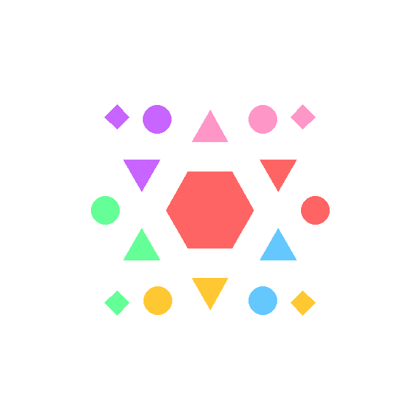 几何图案参考图