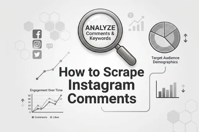 Instagram comments turning into data charts.