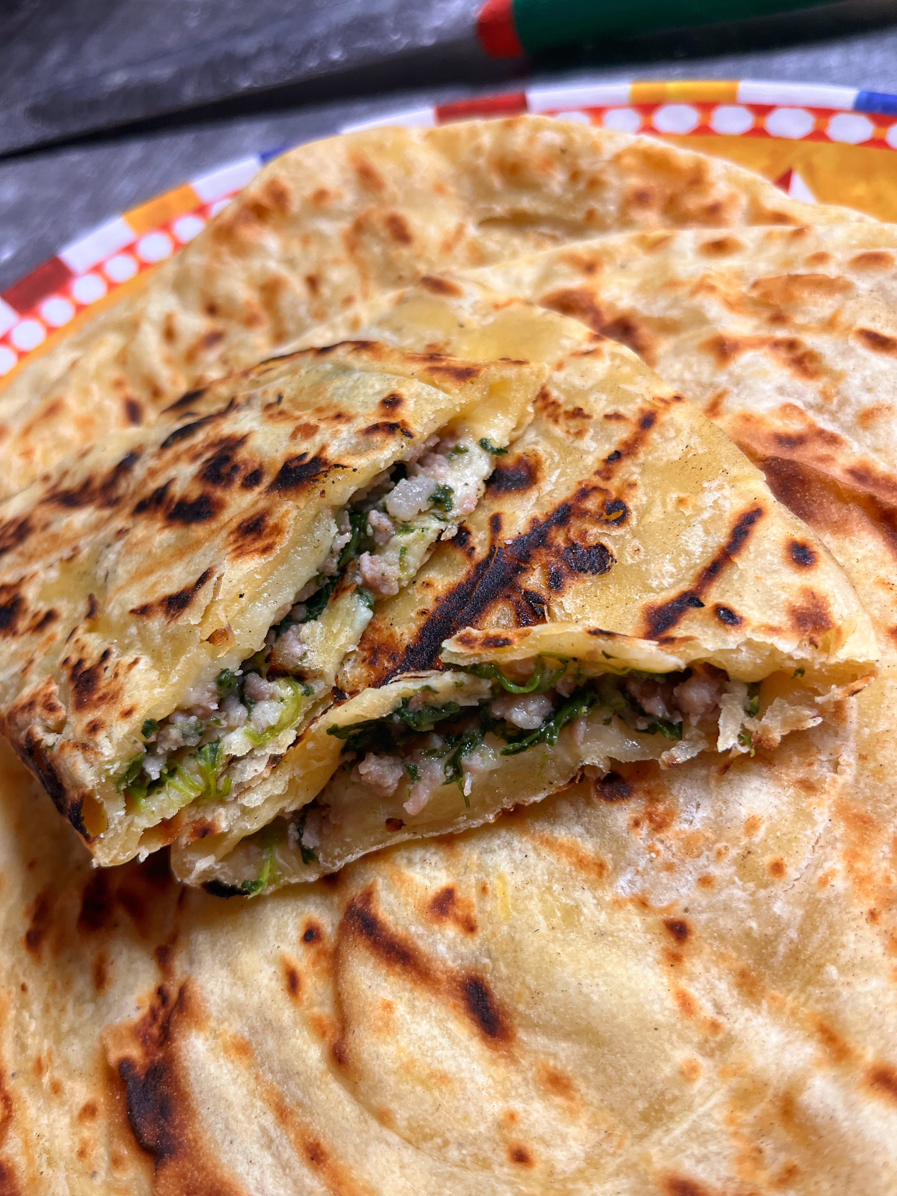 Crescia sfogliata marchigiana farcita artigianale