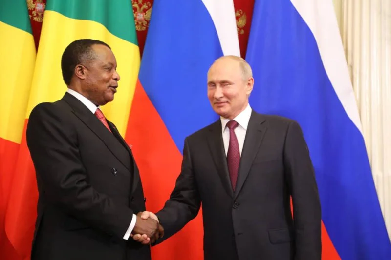 Illustration - Congo Brazzaville : Sassou Nguesso choisit Moscou pour son premier voyage post-réélection. L'Afrique centrale bascule-t-elle vers l'Est ?