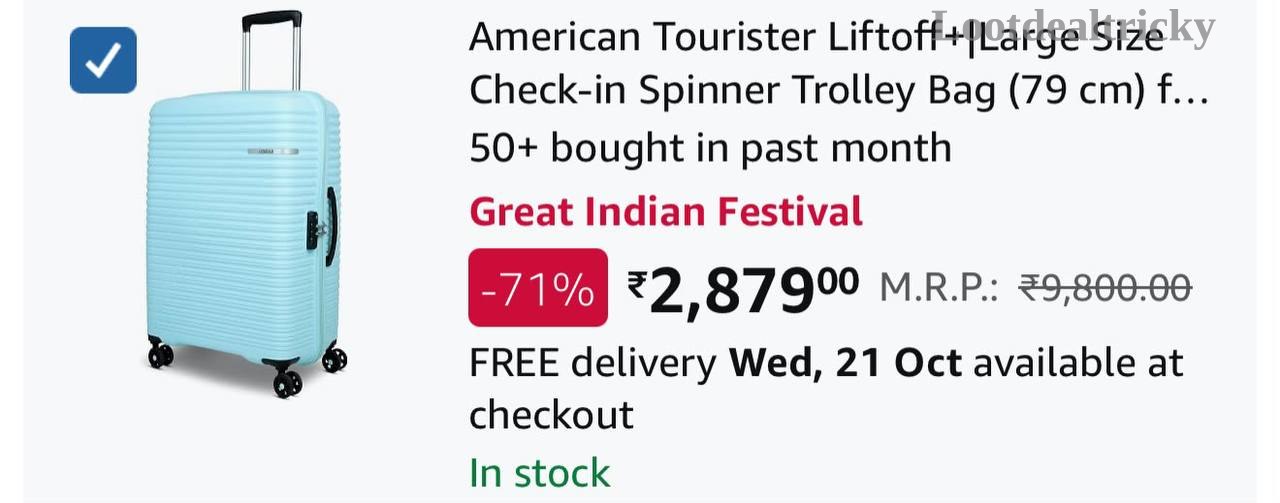 Grab American Tourister | Best Deal Grab American Tourister | Best Deal
