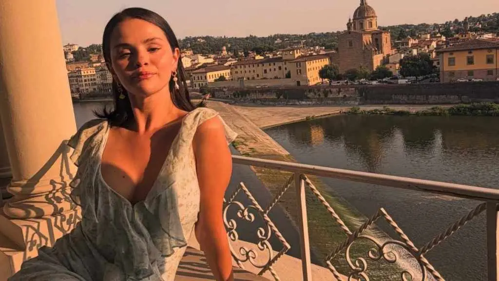 Selena Gomez Stuns in Sheer Beachside Ensemble During Romantic Getaway