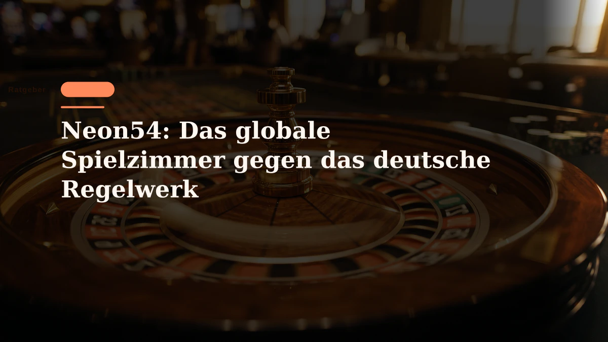 Neon54: Das globale Spielzimmer gegen das deutsche Regelwerk