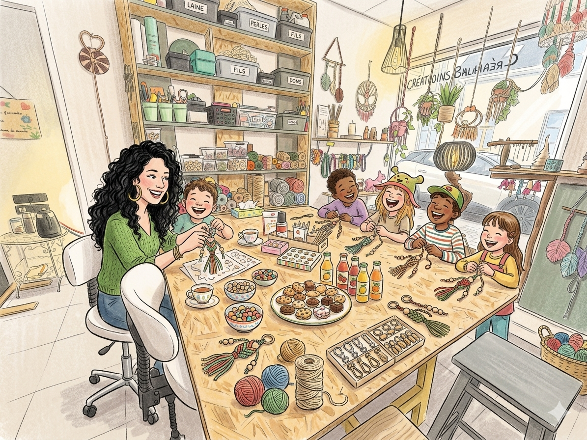 atelier créatif à Ballan-Miré : Mes Petits Compagnons porte-clé