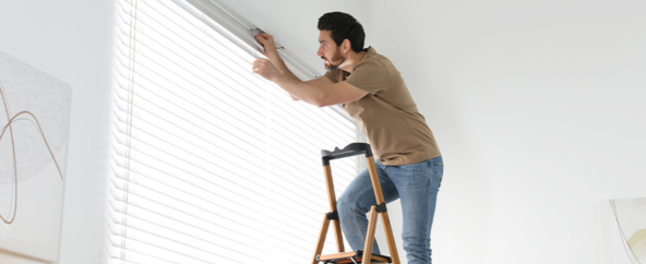 Professional blinds installation