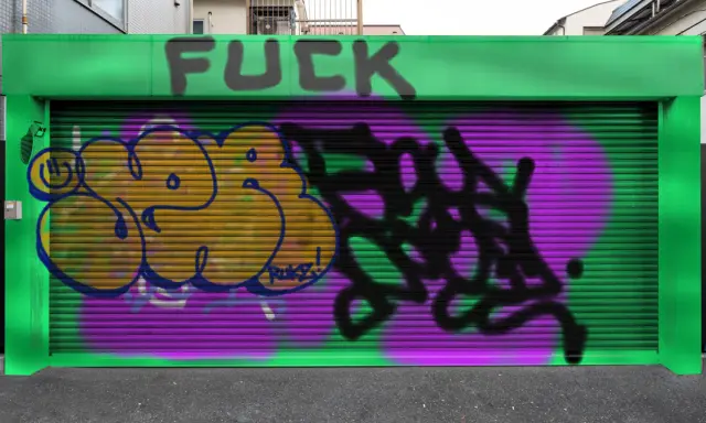 Graffiti artwork by JERR