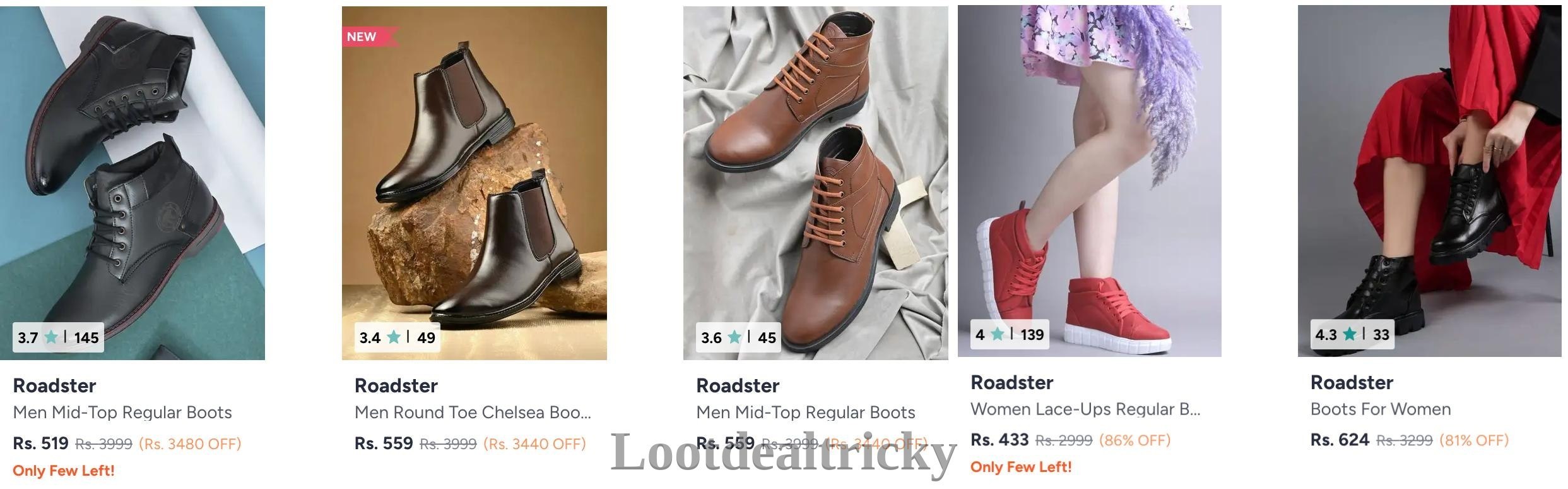 Roadster Boots Starts – Amazing Price Drop @ 433 Roadster Boots Starts – Amazing Price Drop @ 433