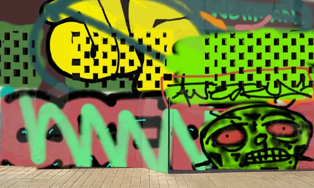 Graffiti artwork by DECAY