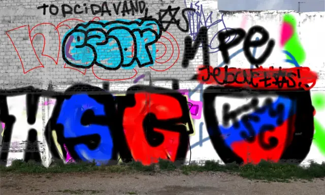 Graffiti artwork by TorcidaVandals