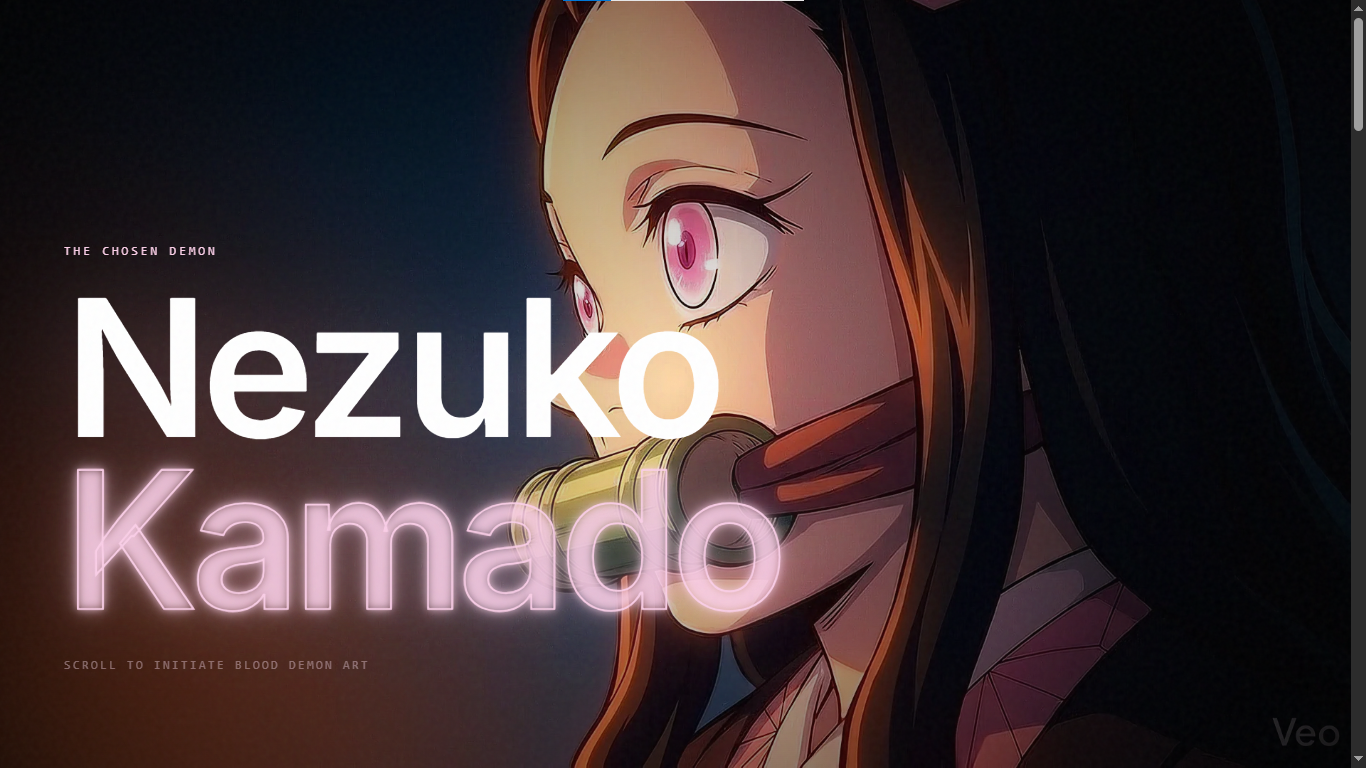 nezuko Portfolio by Gajanan