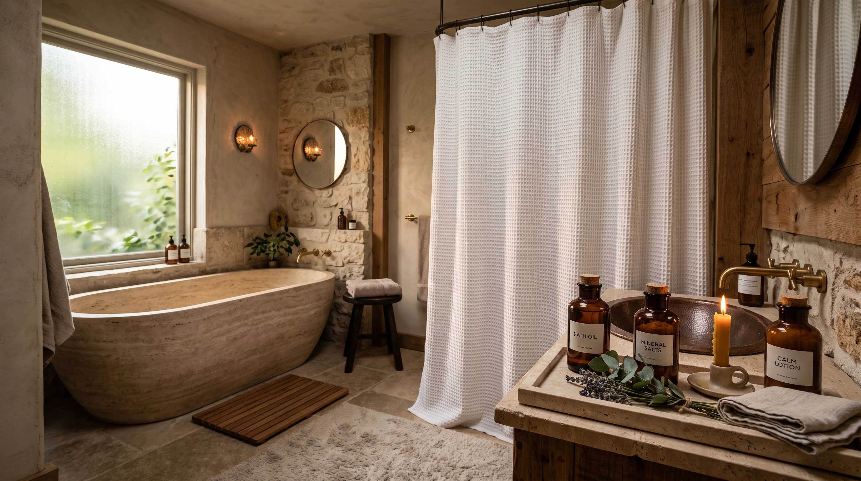 Turn Your Small Bathroom Into a Luxury Spa on a Budget