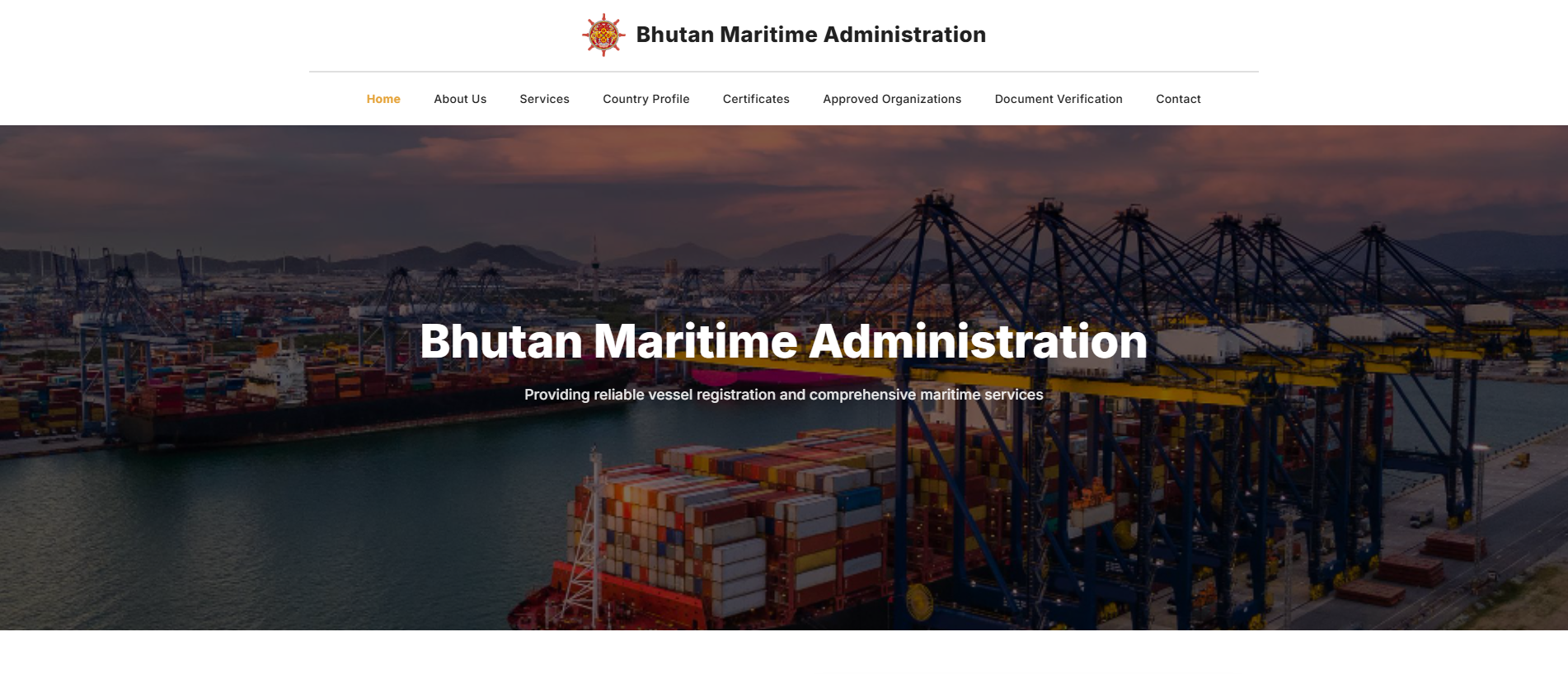 Screenshot of btn-shipreg.com