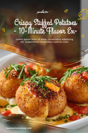 Crispy Stuffed Potatoes - 10-Minute Flavor Explosion