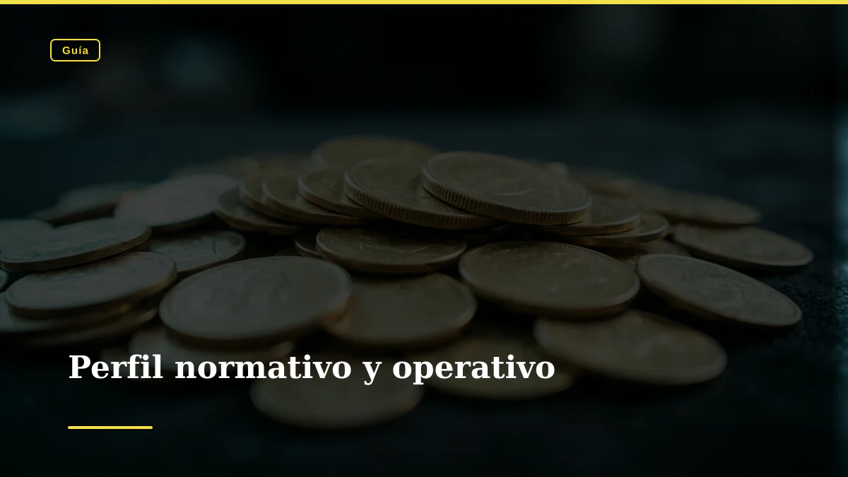 Perfil normativo y operativo