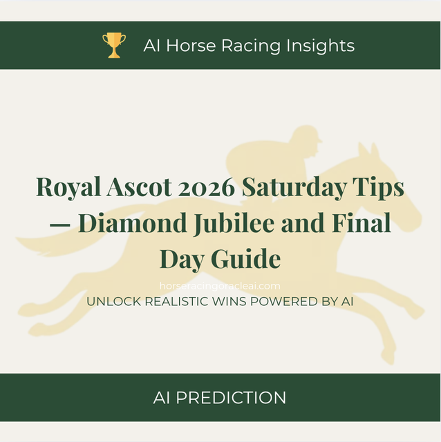 Royal Ascot 2026 Saturday Tips — Diamond Jubilee and Final Day Guide