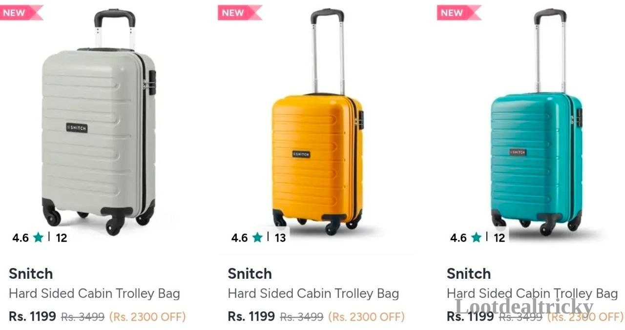 Snitch Trolley Bags – Just ₹1199 | Top Unbeatable Deal Snitch Trolley Bags – Just ₹1199 | Top Unbeatable Deal