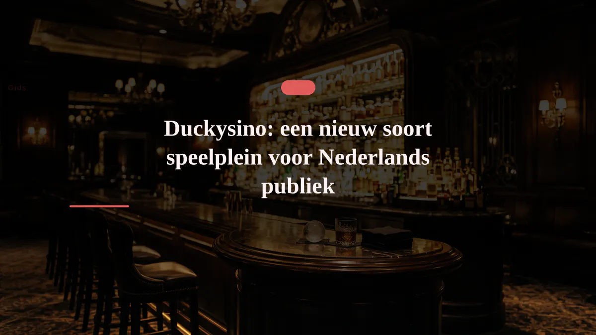 Duckysino: een nieuw soort speelplein voor Nederlands publiek