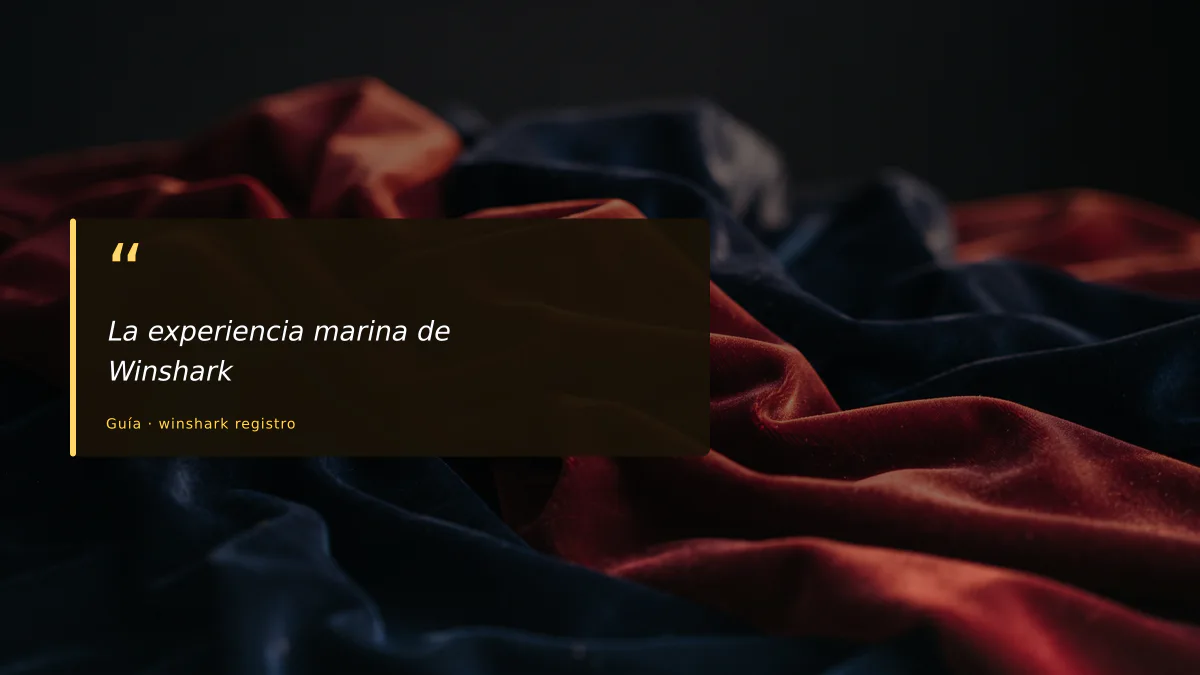 La experiencia marina de Winshark