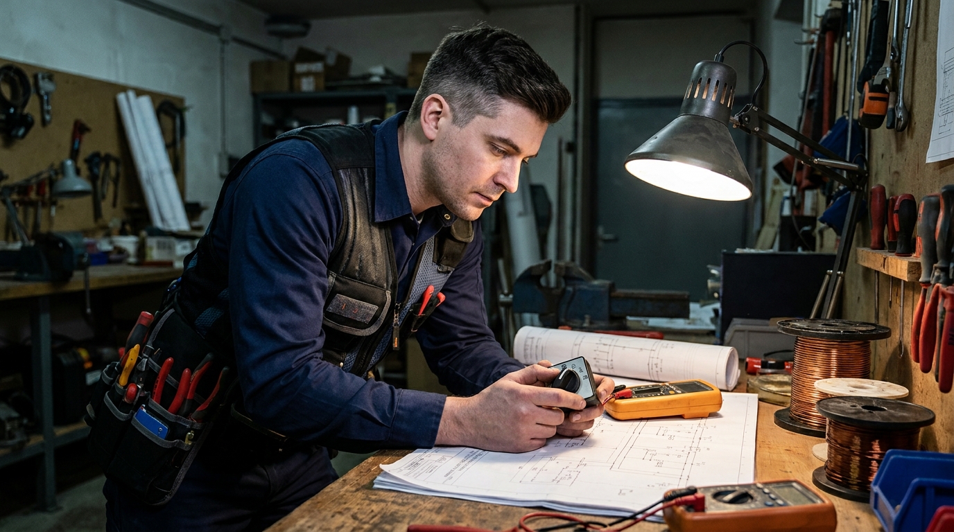 Селекторные переключатели: назначение и варианты исполнения, male professional at work, workshop