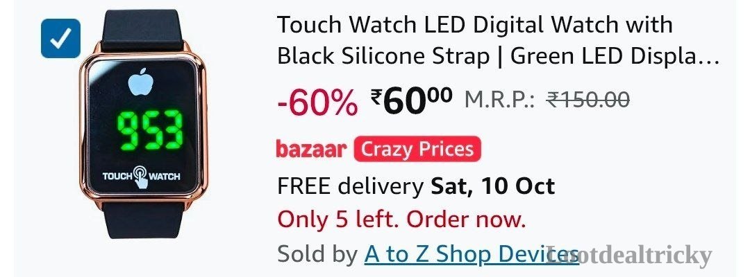 60 Amzn To – Just ₹60 | Loot Lo