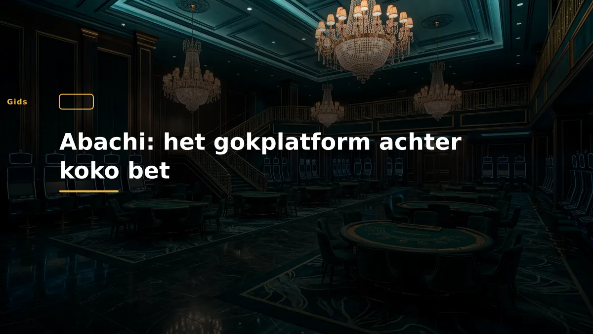 Abachi: het gokplatform achter koko bet
