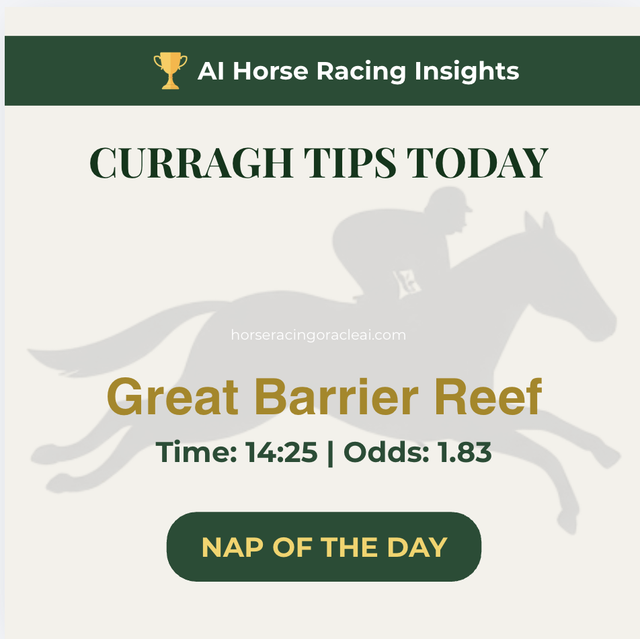 Today's Horse Racing Tips: Curragh Irish EBF Maiden NAP April 19
