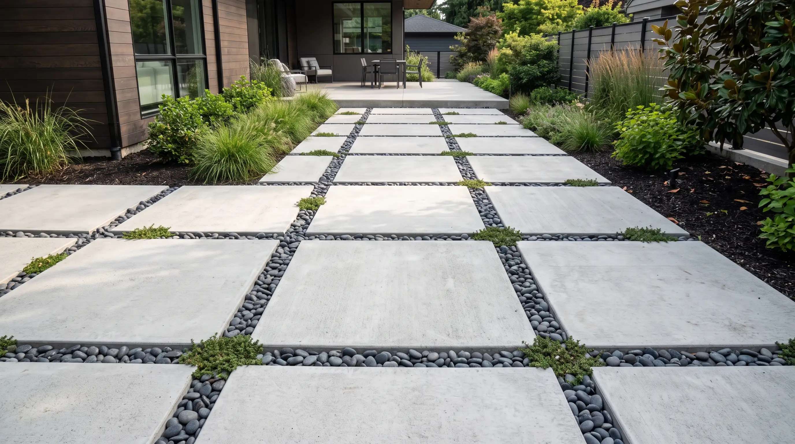 Oversized Concrete Stepping Pads