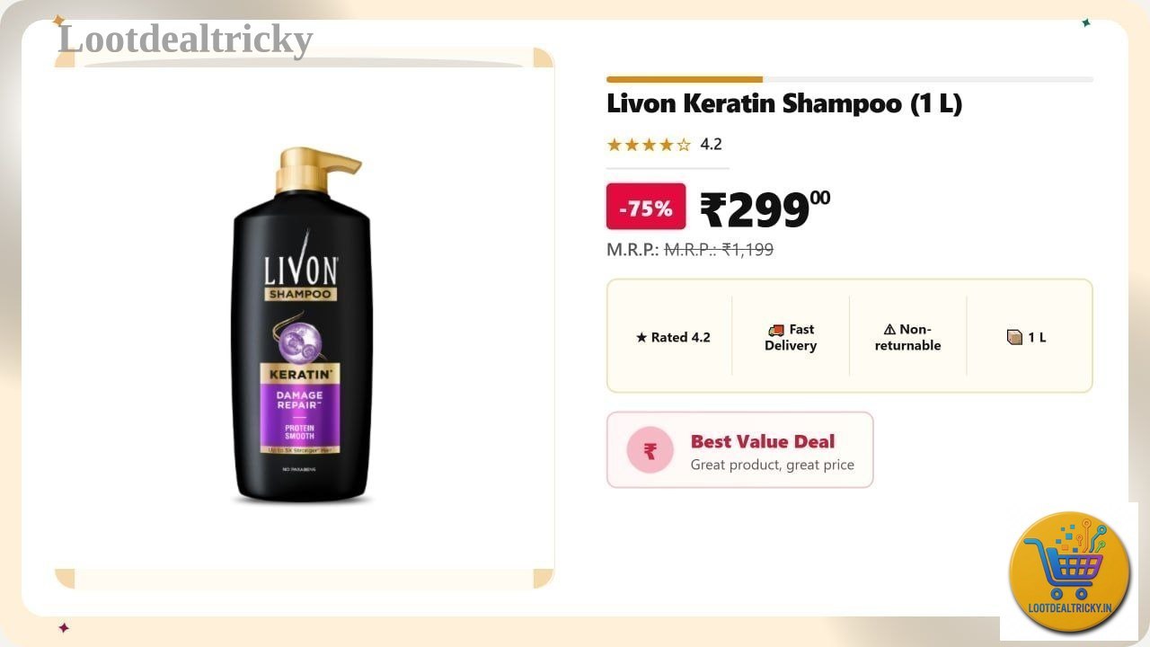 Livon Keratin Shampoo | Huge Savings Offer Livon Keratin Shampoo | Huge Savings Offer