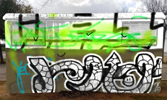 Graffiti artwork by xertv