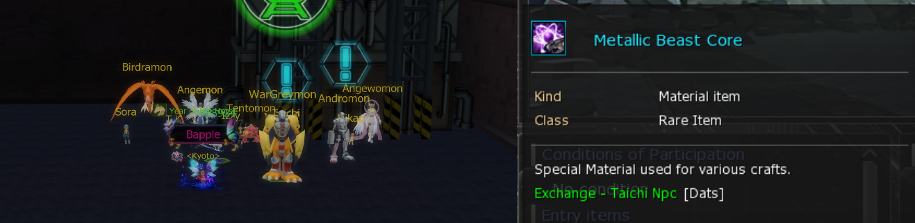 Metallic Beast Core + Dungeon Mugendramon