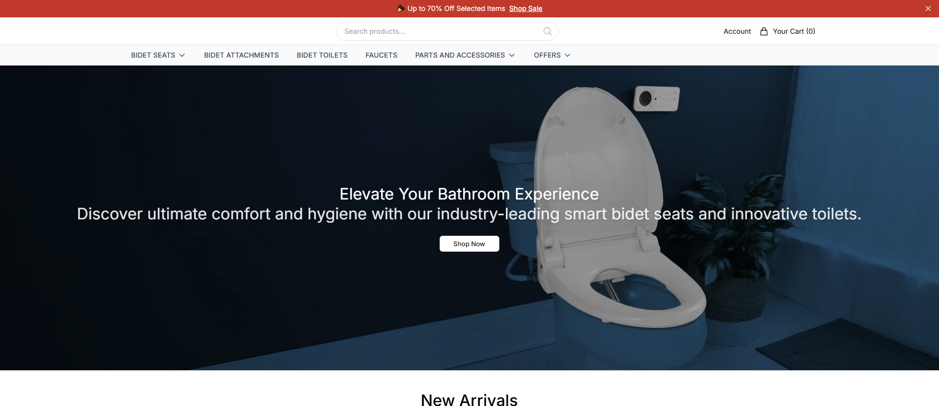 Stored capture of biobidet.shop