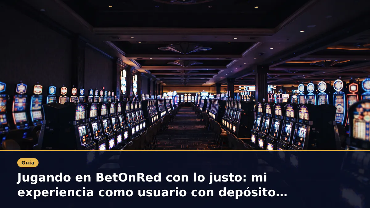 Jugando en BetOnRed con lo justo: mi experiencia como usuario con depósito mínimo