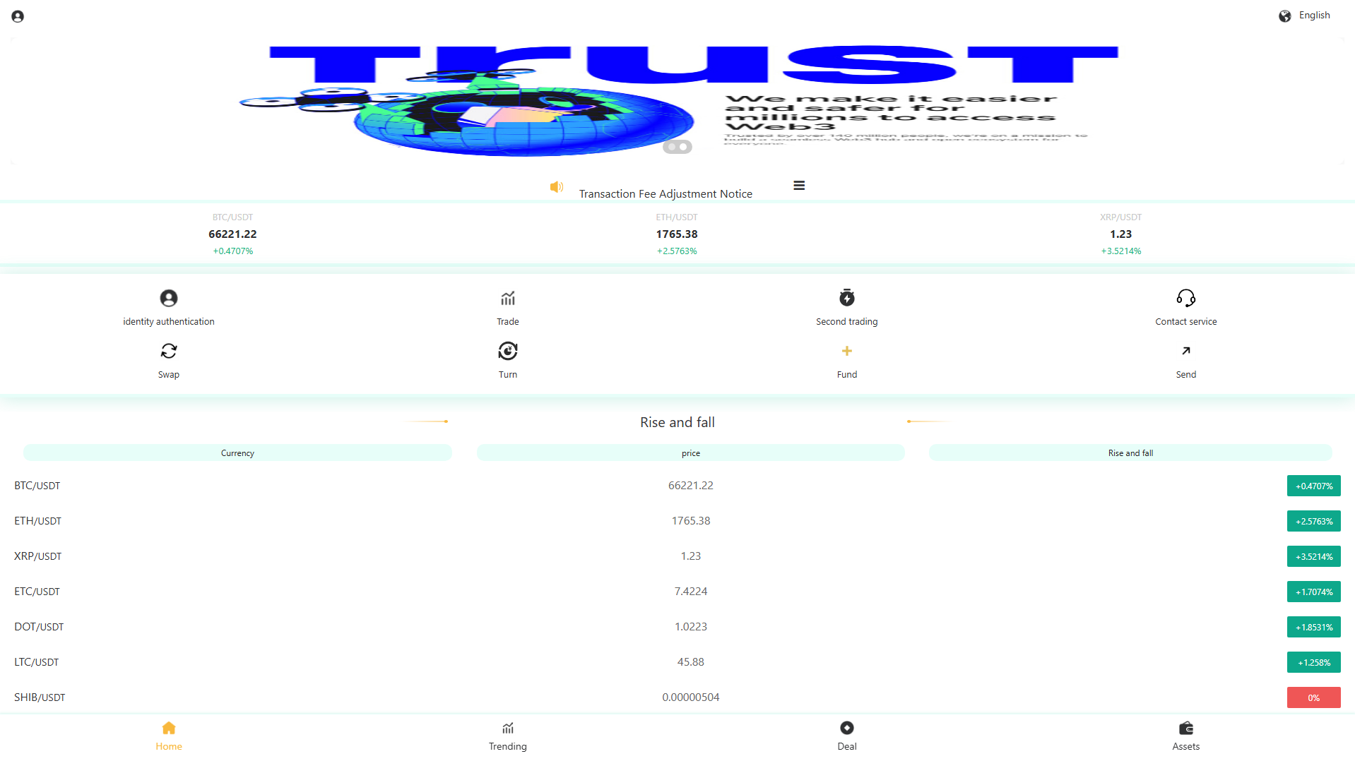 Screenshot of exchange16889.work