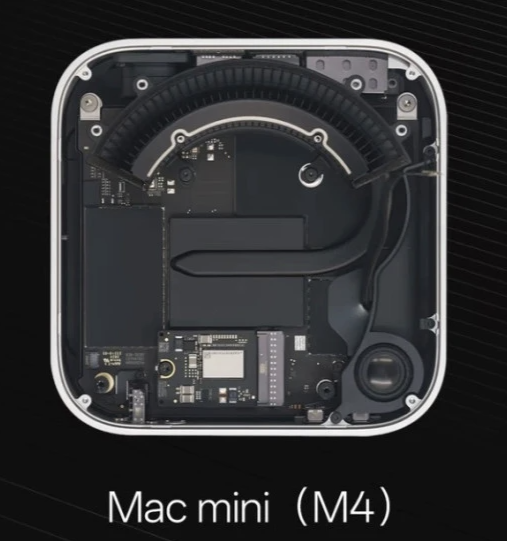 Mac mini M4 散热架构